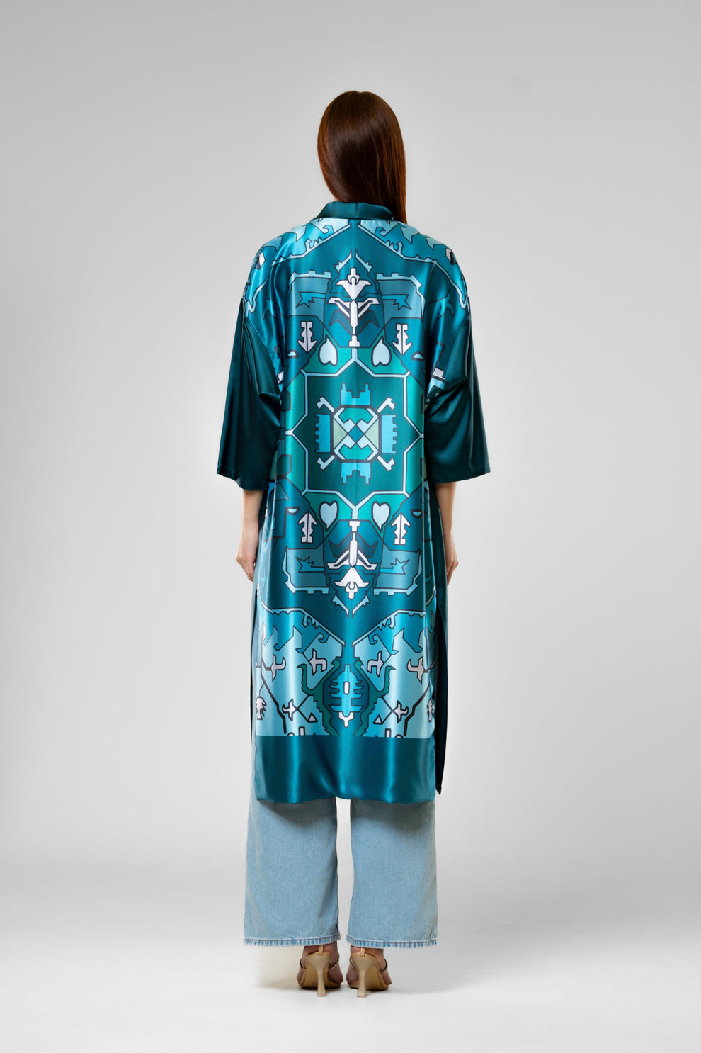 DREAMER`S KIMONO IN DARK BLUE