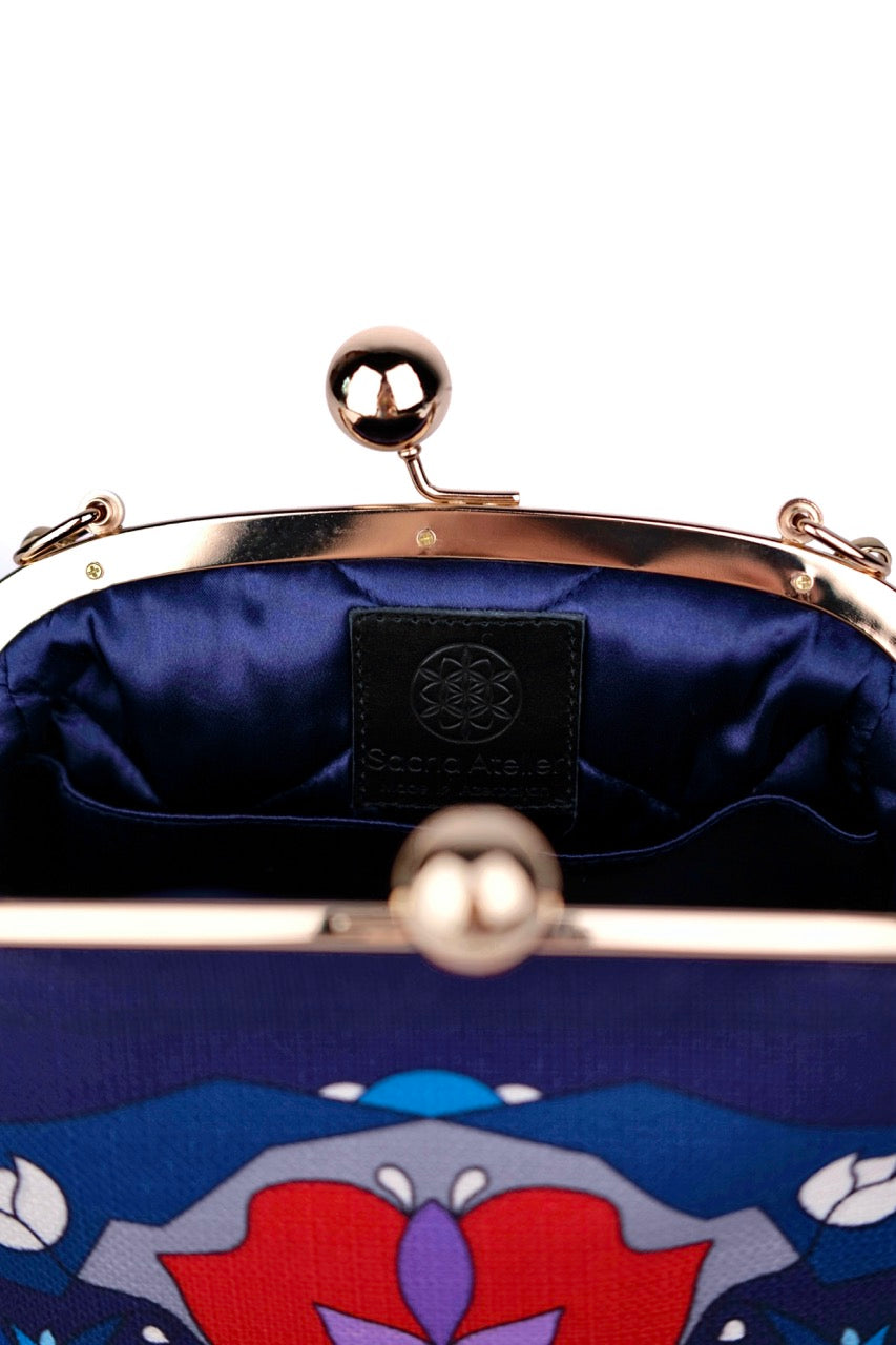 NAVY ORCHID BAG