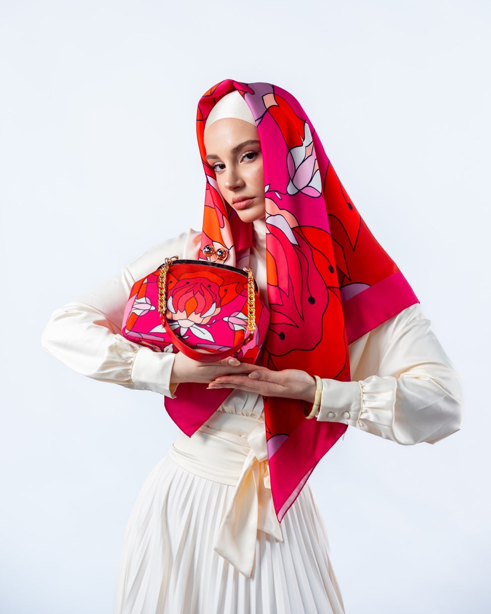 RED ORCHID BAG