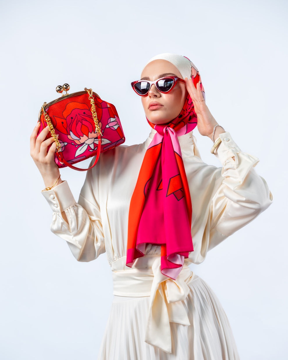 RED ORCHID BAG